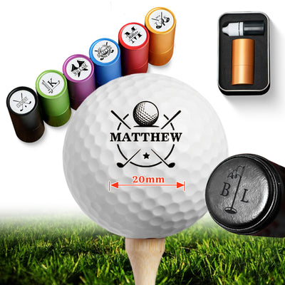 Sello personalizado para pelotas de golf - Logotipo y nombre personalizados