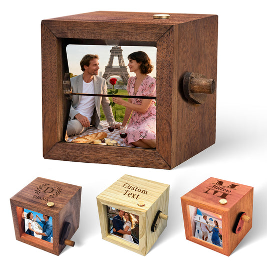Personalized Flip Photo Box – Bring Your Memories to Life