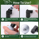 Personalized Golf Ball Stamp - Custom Logo & Name