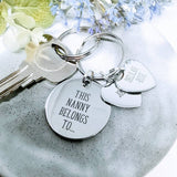 Daddy Keyring Fathers day gift This Daddy Belongs to Family Tree Gift World's Greatest Dad Grandad Keychain Papa Gift New Grandparent