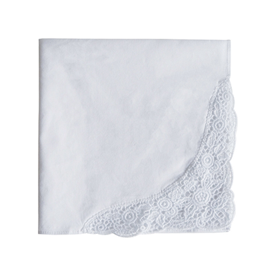 Personalized Flower Embroidered Handkerchief | Customized Cotton Hankies for Women