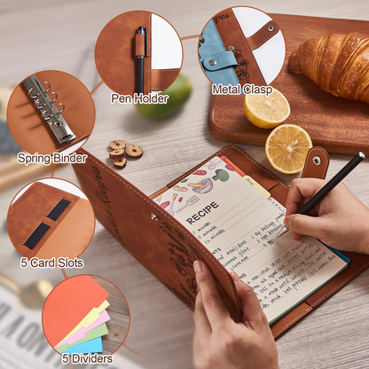 Personalized Recipe Book Handmade