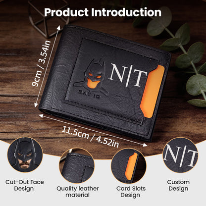 Personalized Bat Wallet with Name