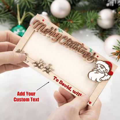 Personalized Xmas Money Holder
