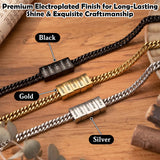 Personalized Men Necklace with Family Name Custom 1-10 Names