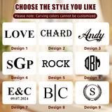 UIDMEN Personalized Knitting Bag with Name Leather Patch Canvas Yarn Bag Yarn Holder for Crochet Lovers Pottery Tool Bag Art Supply Storage Student Artist Gift Mother's Day Gift Birthday Gifts