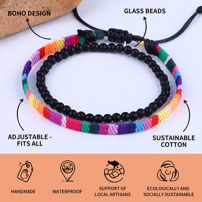 Handmade Surf String Wave Bracelets