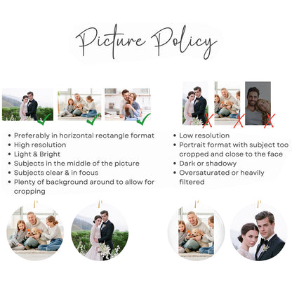 Personalized Christmas Ornaments with Photo