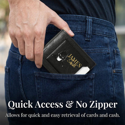 Personalized Bat ID Wallet with Name