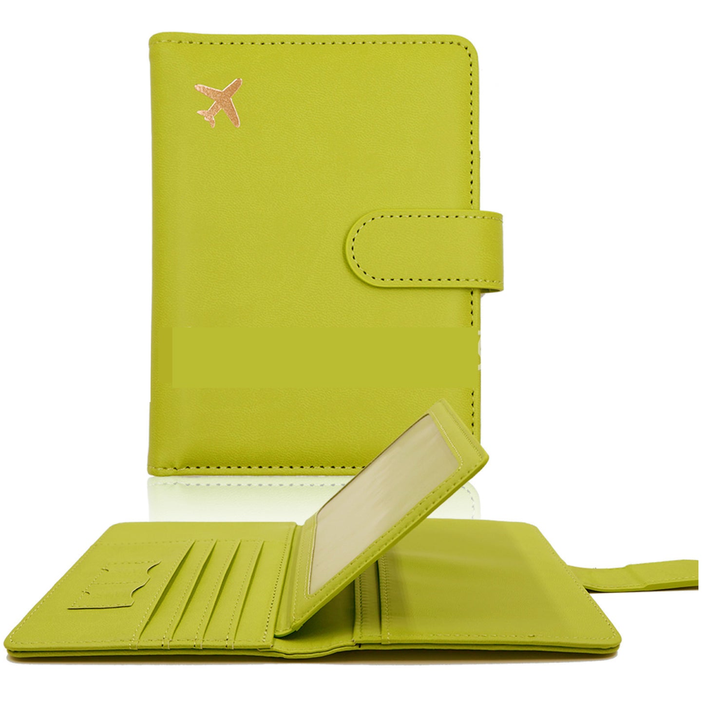 Personalised Durable Leather Passport Cover, Custom Luggage Tag Set with Name
