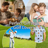 Polo de golf personalizado | Cara personalizada en la camisa | Polo de secado rápido con estampado divertido | Ropa de golf unisex | Regalos para entusiastas del golf | Golfista | Papá | Abuelo Marido Novio Familia Amigos