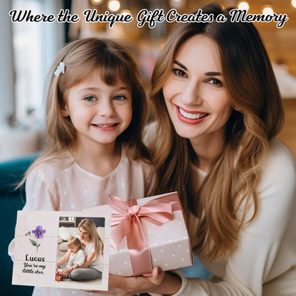 Personalized Birth Flower Photo Frame