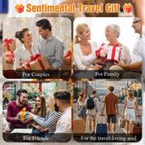 Personalized Luggage Cover Custom Comic Portrait from Photo Travel Accessories Double Sided Elastic Washable 18-32" Suitcase Protector Gifts Travel Lovers Couples Family Friends