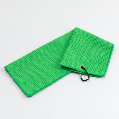 Personalised Golf Towels for Women, 24"*16" Tri-fold Waffle Pattern Golf Towel, Custom Gift for Women Wife Mom Girlfriend