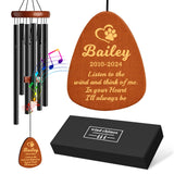 Personalized Dog Memorial Gifts for Loss of Dog 26' Pet Memorial Gifts for Dogs Pet Memorial Wind Chimes Loss of Dogs Sympathy Gift Pet Passing Away Gift for Loss Loved One