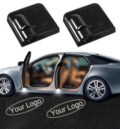 NewL 2Pcs Custom Logo LED Projector Car Door Step Courtesy Welcome Lights