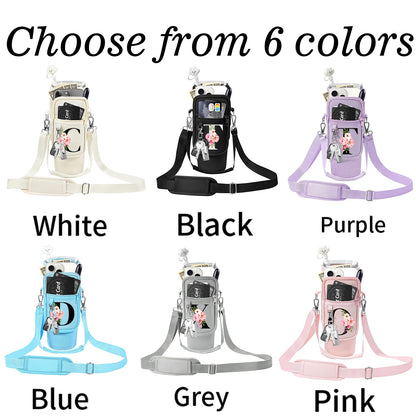 Personalized Water Bottle Holder for 40oz Stanley Glass