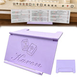 Custom Mahjong Card Holder for Table with Your Name - 3D Printed and Foldable