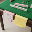 Custom Mahjong Card Holder for Table with Your Name - 3D Printed and Foldable